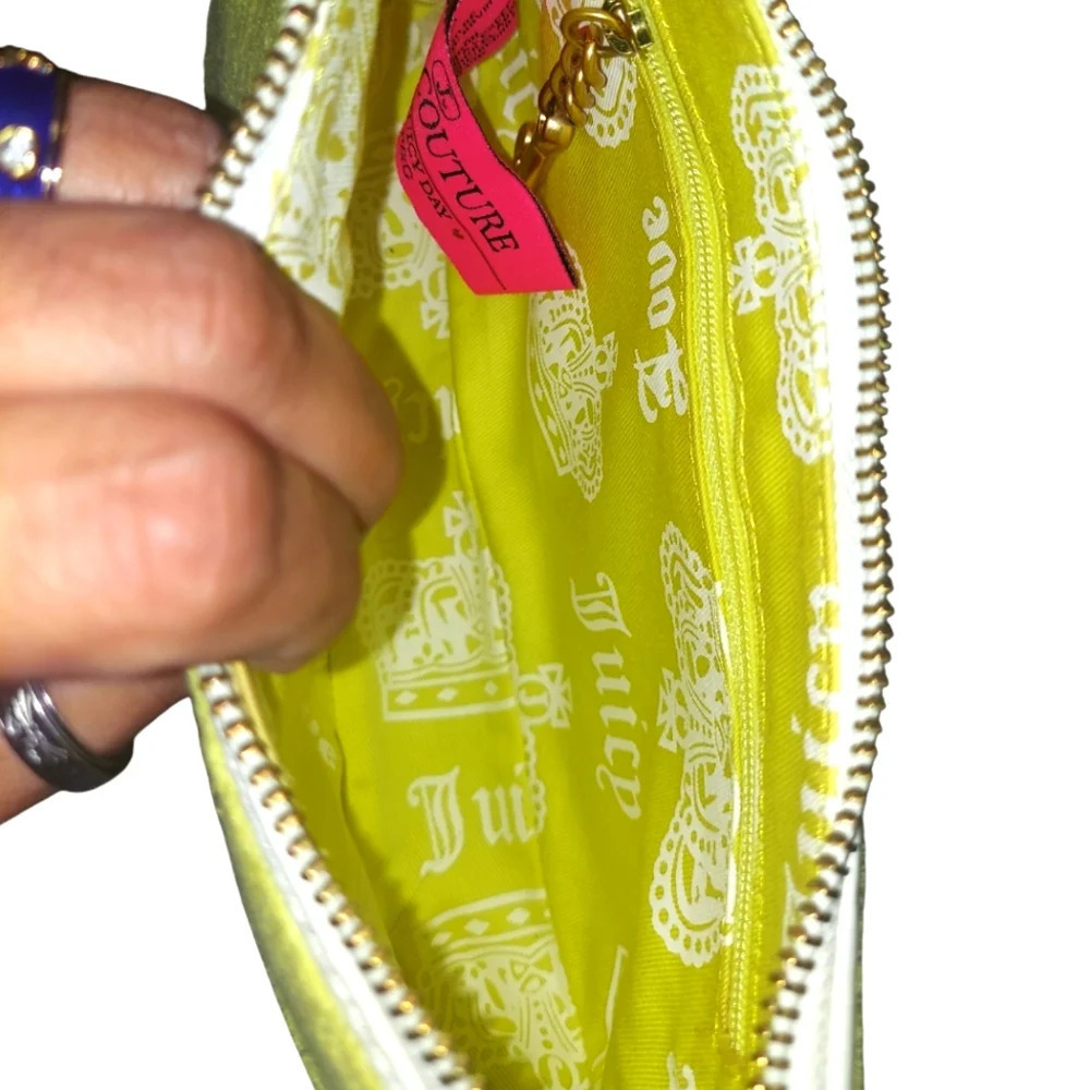 Juicy Couture Yellow Terry Mini Bag Baguette - Picture 10 of 13